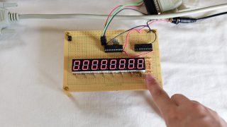 ステッピングモーターの制御パルスを確認するパルスカウンターを自作する