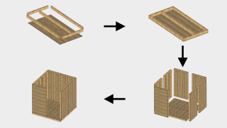 なんちゃって小屋作りにチャレンジ!工房を自作する